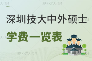 深圳技術(shù)大學中外合作辦學碩士學費一覽表，附上課方式